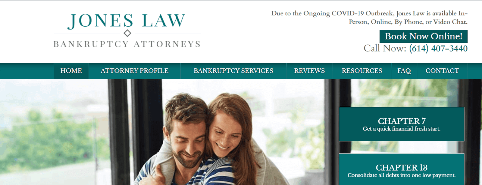 The Jones Law Firm Homepage
