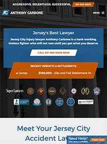 Law Offices of Anthony Carbone Tablet Screenshot