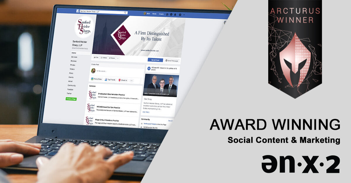 ENX2 Marketing wins arcturus award for social content marketing