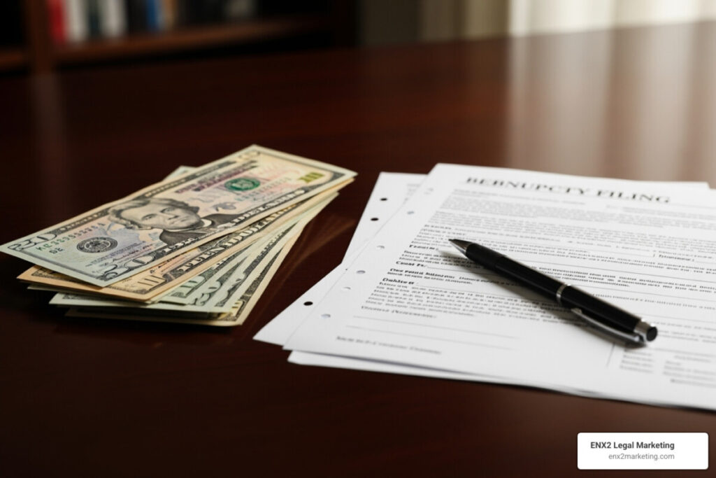 Bankruptcy filing fees