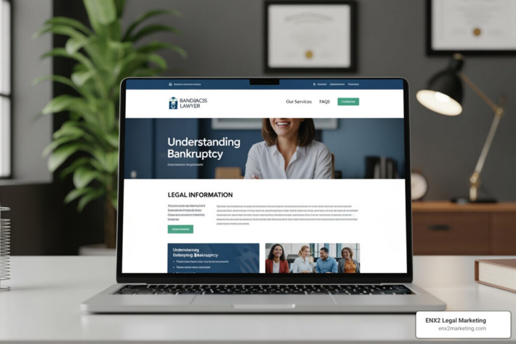 bankruptcy lawyer web design