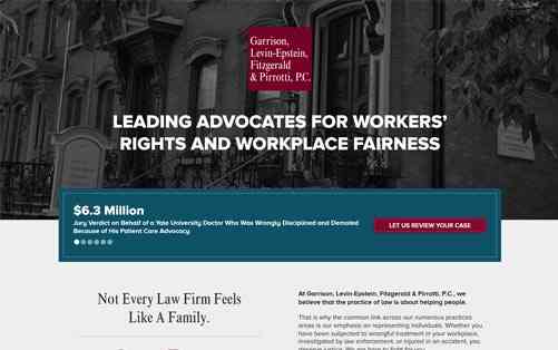 Garrison, Levin-Epstein, Fitzgerald & Pirrotti, P.C. Laptop Screenshot