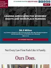 Garrison, Levin-Epstein, Fitzgerald & Pirrotti, P.C. Tablet Screenshot