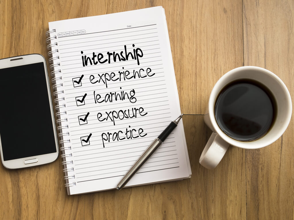 a list of internship tasks
