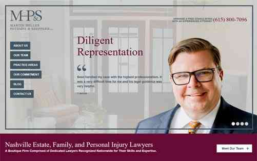 MHP&S Law Laptop Screenshot